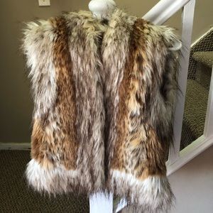 Faux fur vest